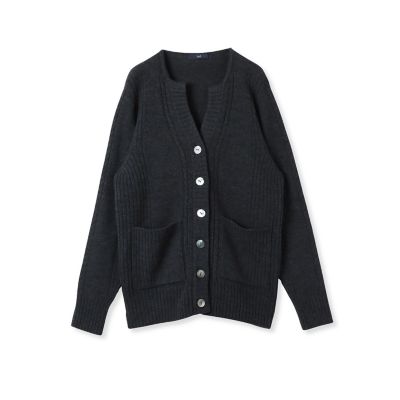 KARLKARLキーネックカーディガン≪手洗い可能≫ | la.f