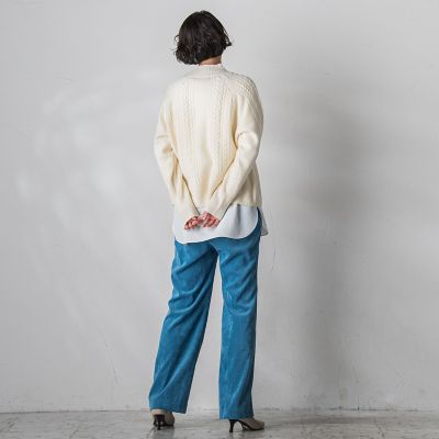 カタログ掲載】HAMILTONケーブル編みニットプルオーバー