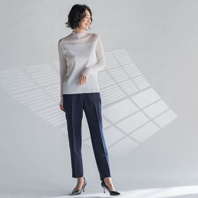 シアーモックネックニット≪手洗い可能≫ | la.f（Women）/ラ