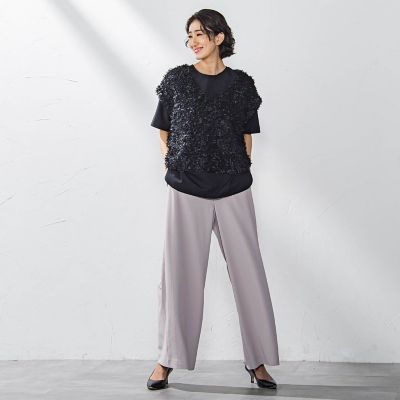チュールモールニット≪手洗い可能≫ | la.f（Women）/ラ