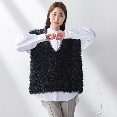 ニット セーター チュールモールニット「手洗い可能」 レディース チュールモールニット≪手洗い可能≫ | la.f（Women）/ラ