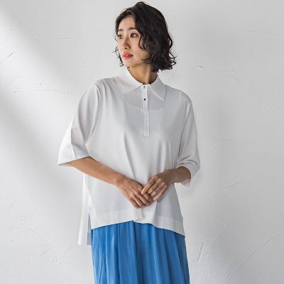 襟付きニット≪手洗い可能≫