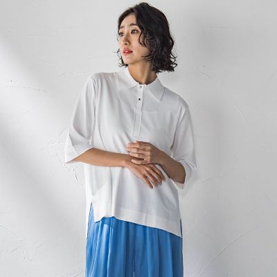 襟付きニット≪手洗い可能≫