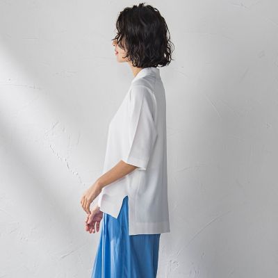 襟付きニット≪手洗い可能≫