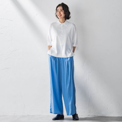 襟付きニット≪手洗い可能≫