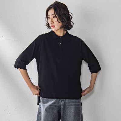 襟付きニット≪手洗い可能≫