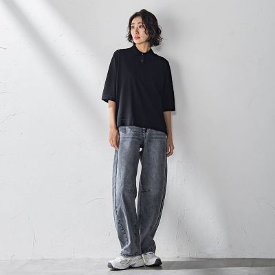 襟付きニット≪手洗い可能≫