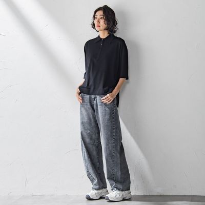 襟付きニット≪手洗い可能≫