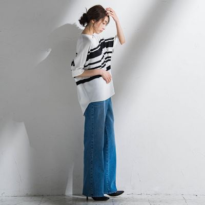 【ＷＥＢ限定】ボーダーニット≪手洗い可能≫