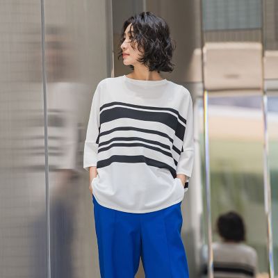 【ＷＥＢ限定】ボーダーニット≪手洗い可能≫