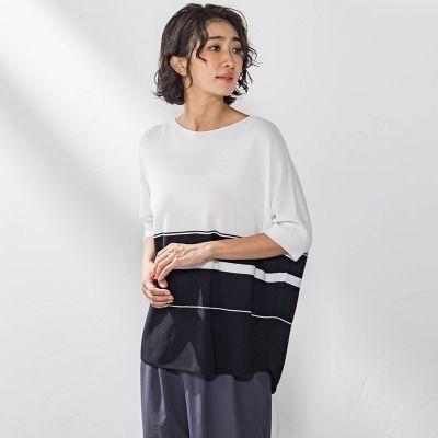 ＜la.f...（Women）＞ドルマンスリーブニット≪手洗い可能≫