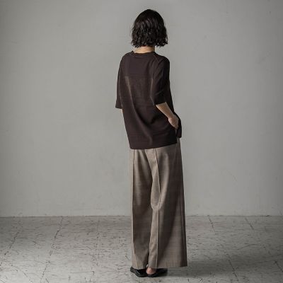 配色ラメボーダーニット≪手洗い可能≫ | la.f（Women）/ラ エフ