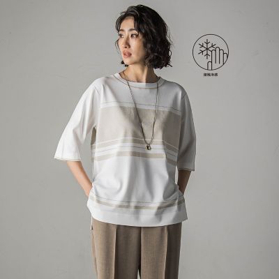 【洗える】ラメボーダー ニット 洗える】ラメボーダー ニット / 自由区 S | ファッション通販