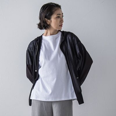 シアーシャイニーニットパーカー≪手洗い可能≫ | la.f (Women)/ラ