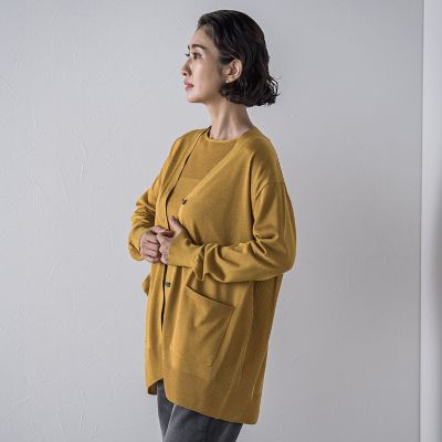 極】SARIニットカーディガン≪手洗い可能≫ | la.f (Women)/ラ