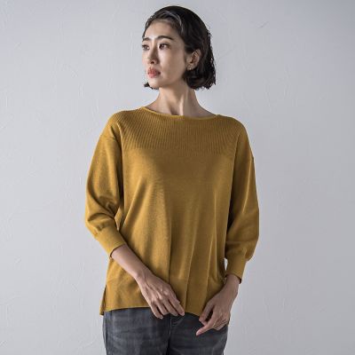 ＜la.f...（Women）＞【極】ＳＡＲＩニットプルオーバー≪手洗い可能≫