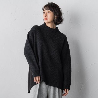 ハミルトンケーブル切り替えニット | la.f (Women)/ラ エフ | 三越