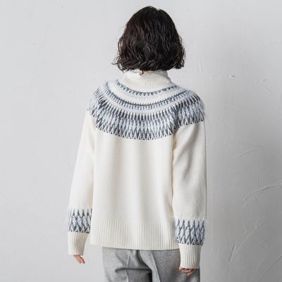 フェアアイル柄ニット | la.f（Women）/ラ エフ | 三越伊勢丹