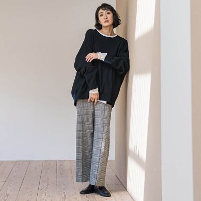 WEB限定】”3コーデが叶う2点セット”ニット×シャツ | la.f