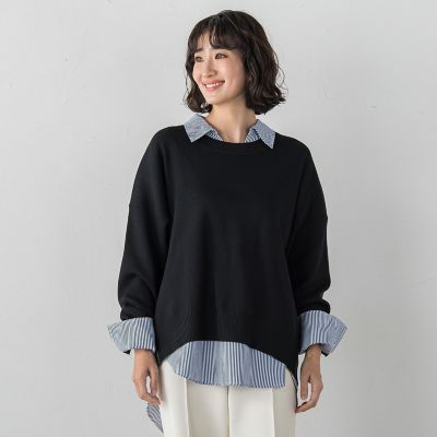＜la.f...（Women）＞【ＷＥＢ限定／新色追加】”３コーデが叶う２点セット”ニット×シャツ