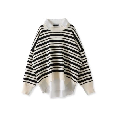 la.f...（Women）/ラ エフ "3コーデが叶う2点セット"ニット×シャツ&#8810;手洗い可能&#8811; 21ホワイト系その他 トップス【三越伊勢丹/公式】