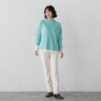 ヘリンボーンニット ヘリンボーンニット | la.f（Women）/ラ エフ | 三越伊勢丹