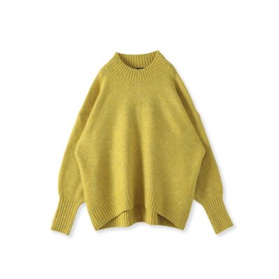 WEB限定】”毎日頼れる”ゆったりモックネックニット | la.f