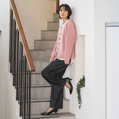 WEB限定カラーあり】スポンディッシュニットカーディガン | la.f