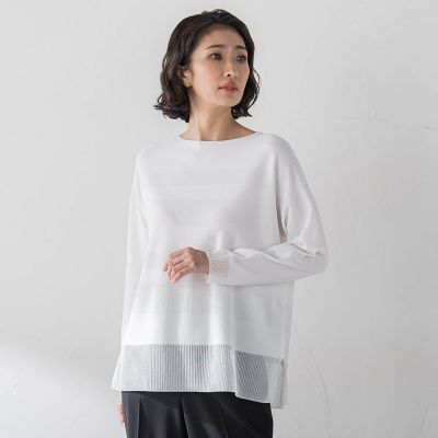 ＜la.f...（Women）＞【新色追加／カタログ掲載】レクサスガーターニット