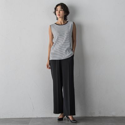 ボーダーリブタンクトップ | la.f（Women）/ラ エフ | 三越伊勢丹