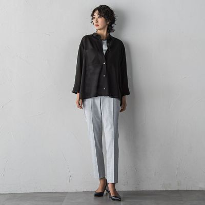 ボーダーリブタンクトップ | la.f (Women)/ラ エフ | 三越伊勢丹