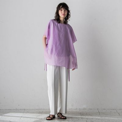 ブライトローン半袖ブラウス≪洗濯機で洗える≫