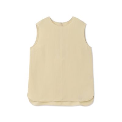【SALE】la.f...（Women）/ラ エフ【WEB & 一部店舗限定】ステップヘムノースリブラウス&#8810;洗濯機で洗える&#8811; 08イエロー トップス【三越伊勢丹/公式】