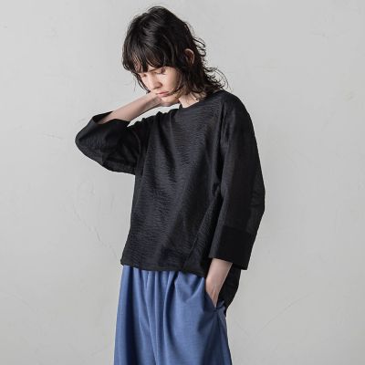 【ＷＥＢ限定】エアーリップルブラウス≪洗濯機で洗える≫