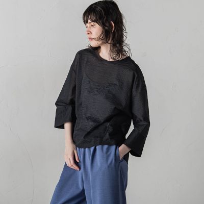 【ＷＥＢ限定】エアーリップルブラウス≪洗濯機で洗える≫