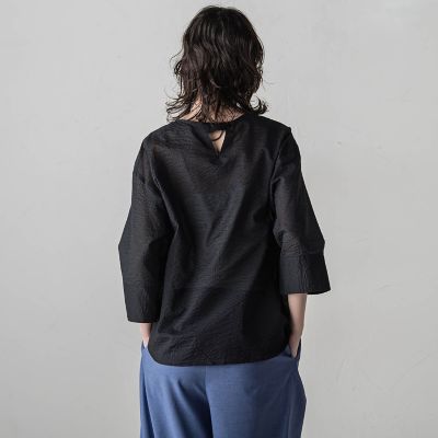 【ＷＥＢ限定】エアーリップルブラウス≪洗濯機で洗える≫