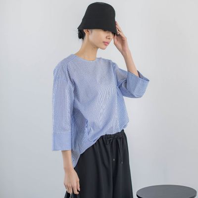 ＜la.f...（Women）＞【ＷＥＢ限定】エアーリップルブラウス≪洗濯機で洗える≫