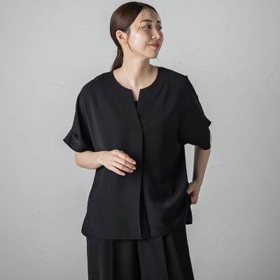 ＫＩＲＥＲＩストレッチブラウス≪洗濯機で洗える／機能性素材≫