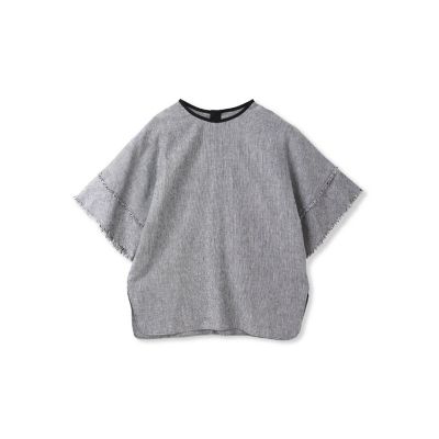 リネンクラッシックブラウス≪手洗い可能／セットアップ対応≫