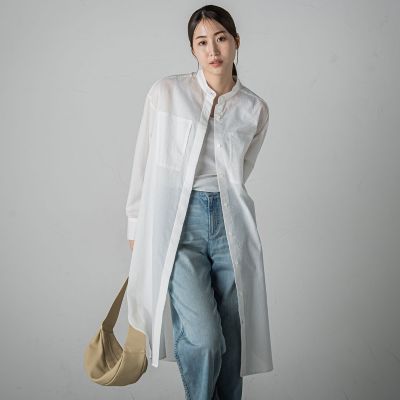 エアーリップルチュニックシャツ≪洗濯機で洗える／吸水速乾≫
