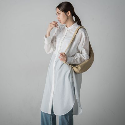 エアーリップルチュニックシャツ≪洗濯機で洗える／吸水速乾≫