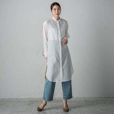 エアーリップルチュニックシャツ≪洗濯機で洗える／吸水速乾≫