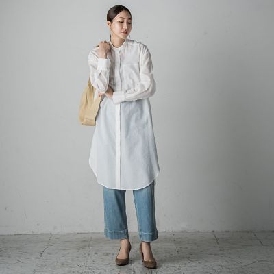 エアーリップルチュニックシャツ≪洗濯機で洗える／吸水速乾≫