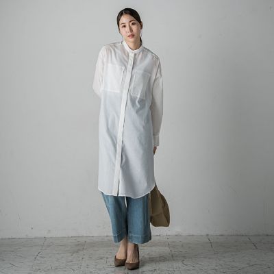 エアーリップルチュニックシャツ≪洗濯機で洗える／吸水速乾≫