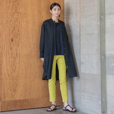 エアーリップルチュニックシャツ≪洗濯機で洗える／吸水速乾≫