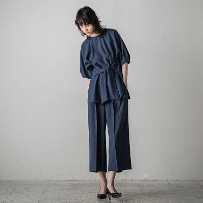 麻調シャンブレーブラウス≪洗濯機で洗える／吸水速乾／ＵＶカット≫