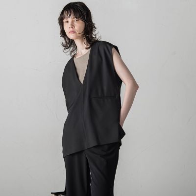 【ＷＥＢ限定】リネンライクベスト≪セットアップ対応／洗濯機で洗える≫