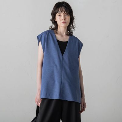 【ＷＥＢ限定】リネンライクベスト≪セットアップ対応／洗濯機で洗える≫