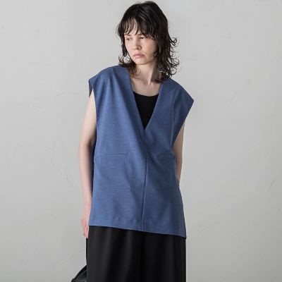 【ＷＥＢ限定】リネンライクベスト≪セットアップ対応／洗濯機で洗える≫