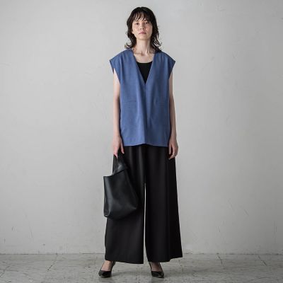 【ＷＥＢ限定】リネンライクベスト≪セットアップ対応／洗濯機で洗える≫